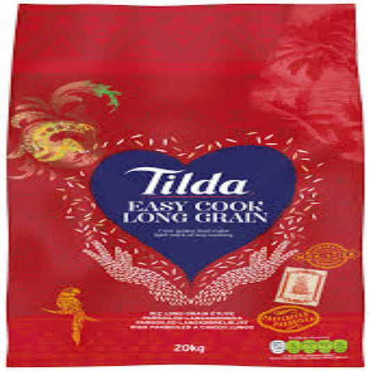 TILDA EASY COOKED  LONG GRAIN RICE [RED BAG]-10KG