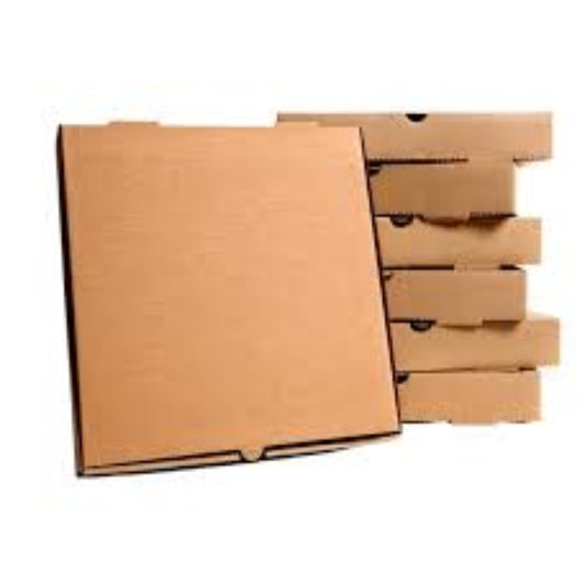 UKF 7Inc PLAIN BROWN PIZZA BOXES-90PCS