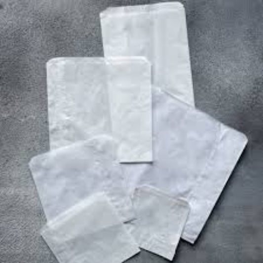 UKF GREASEPROOF WHITE PAPER BAGS 8.5Inc�8.5Inc-1000PCS(APPRX)