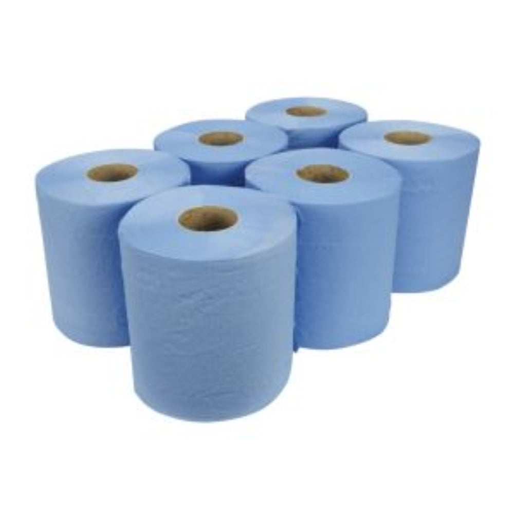 UP CFR BLUE Roll PLAIN-PREMIUM 2PLY (BCP02)-6X150M
