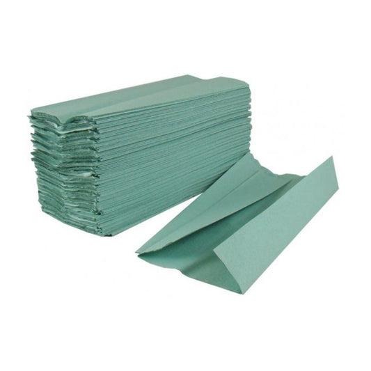 UP WIPE UP C FOLD GREEN 1PLY (CFG01)-15X176PCS