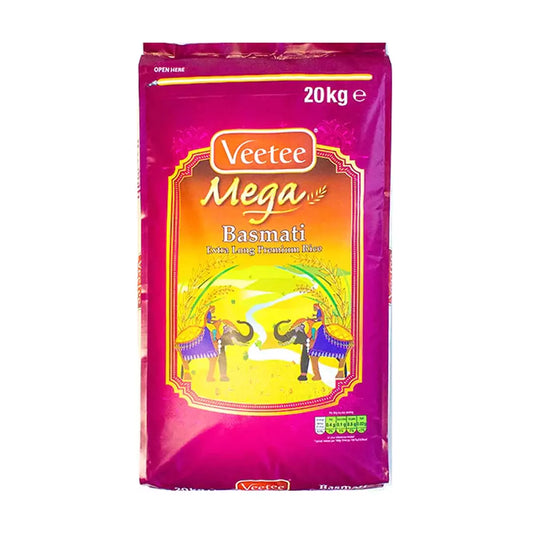 Veetee Mega Extra Long Basmati 1 x 20kg-20kg