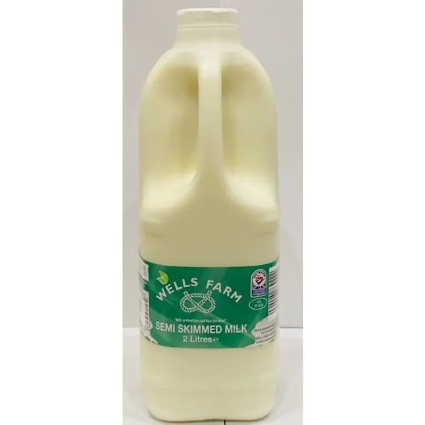 *CTR WELLS FARM SKIMMED MILK 2lt