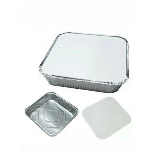 LLL FOIL CONTAINER NO.9 (1.5inch) (230X230X38MM-1500ML/52OZ)-200pcsx1